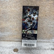 NFL Houston Texans Tickets KICK OFF 2004 Game 1 Sec: 522 Row: K Seat: 16