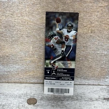 NFL Houston Texans Tickets KICK OFF 2004 Game 1 Sec: 522 Row: K Seat: 16