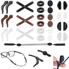33PCS Eyeglasses Retainers, Anti-Slip Eyeglass Holder, Glasses Ear Hooks Premi