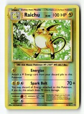 Pokemon Card Raichu Reverse Holo LP XY - Evolutions 36/108