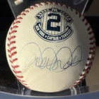 Derek Jeter Autographed Final Season Logo Baseball - MLB Authenticated