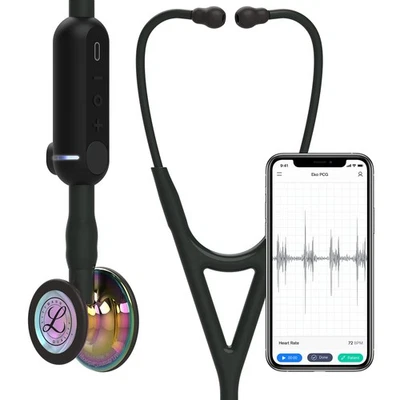 Littmann CORE Digitalstethoskop 8572 schwarz bis 40fach verstärkt Bluetooth - Bild 1 von 3