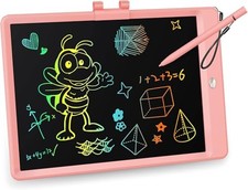 LCD Writing Tablet,Gifts for 3 Years Old Boys and Girls,10 Inch 10in Pink
