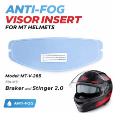 MT Stinger 2 Braker Clear Antibeschlag Visier...