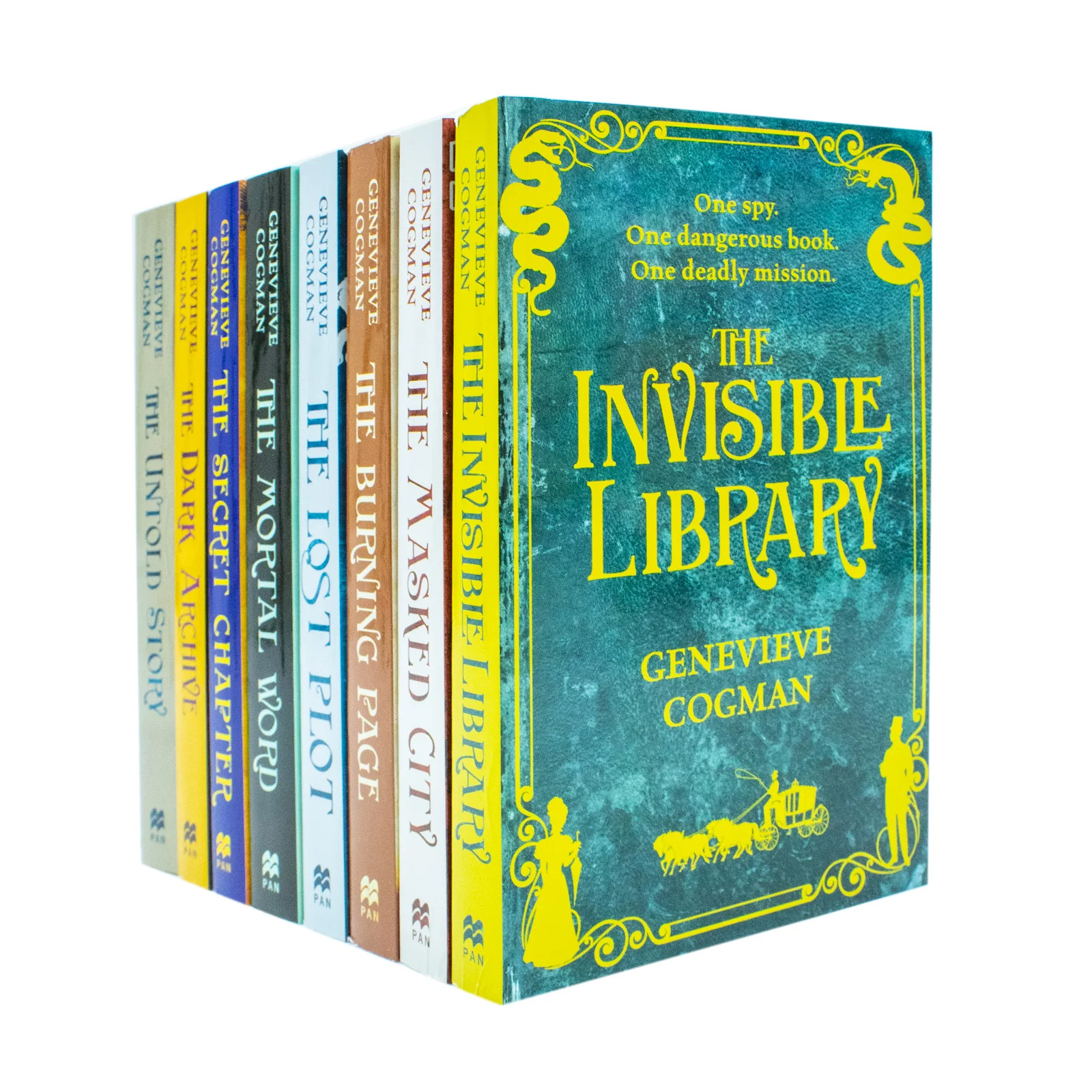 The Invisible Library Series 8 Books Collection Set by Genevi | Genevieve Cogman