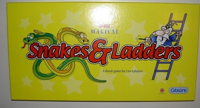 Magical Snakes & Ladders Gibson Games 2-4 Players