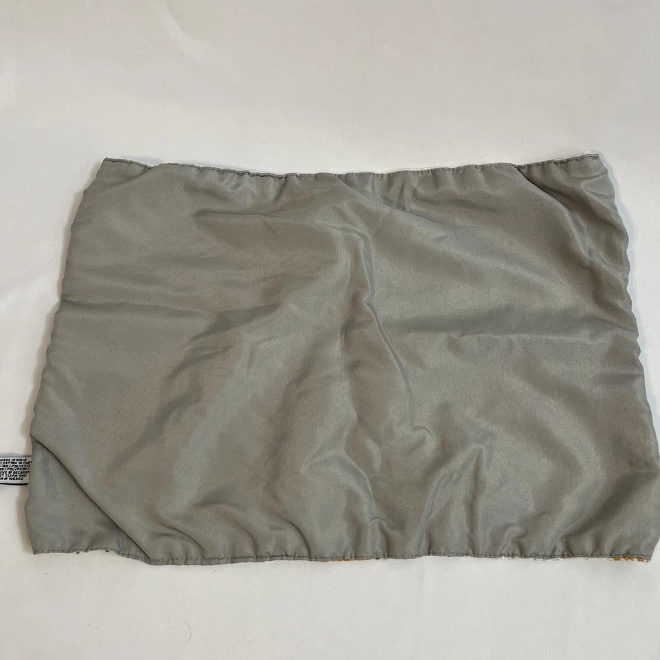 Nicole Miller Embroidered Pumpkin Pillow Cover Fall 18x18 - Image 3 of 4