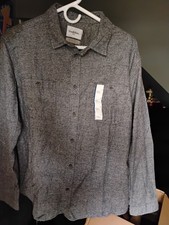 Goodfellow  Co Mens Shirt Button Down Long Sleeve 100 Cotton Shirt Size Large