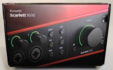 NEW Focusrite Scarlett 16i16 4th Gen 16x16 24-bit 192 kHz USB Audio Interface