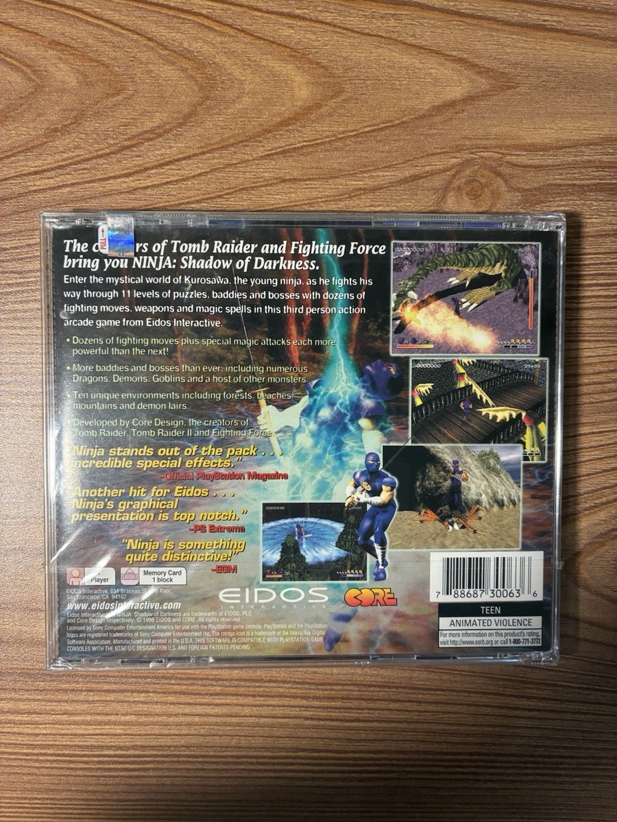 PS★NINJA SHADOW OF DARKNESS 海外版 Ninja: Shadow of Darkness (Sony PlayStation 1, 1998) CIB | eBay
