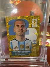 ARG15 Franco Mastantuono Gold Crumple WC Rookie 2026 Panini World Cup Sticker