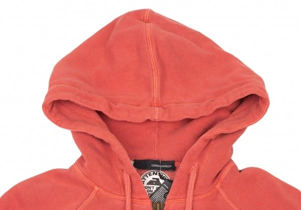 Sudadera con Capucha DSQUARED2 Algodón Teñido Logo Estampado Doble Cremallera Talla L (K-136234) Foto 4 de 4