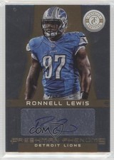 2012 Totally Certified Platinum Gold 19/25 Ronnell Lewis #164 9np
