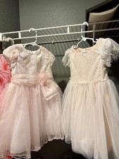Embroidered Girls Dress Size 4T Lot of 2