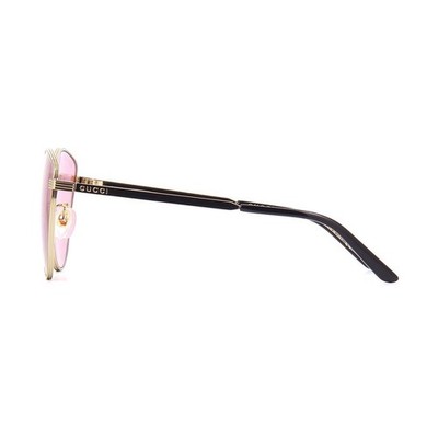 NWT Gucci GG0807SA-004 Gold Oversized 58mm Sunglasses Gucci GG0807SA - 004 Gold | Sunglasses Woman main image 4