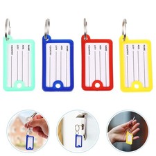 100PCS Key Tag Multi-functional Key Label Portable Practical Number Tags