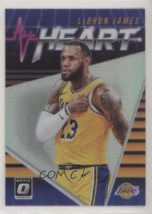 2018-19 Panini Donruss Optic All Heart Holo Prizm LeBron James #13