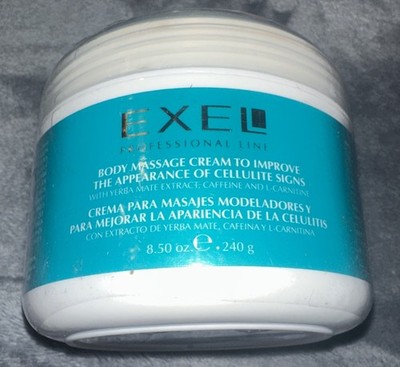 Exel Body Massage Cream Improves Appearance If Cellulite 8.50 Oz Sealed