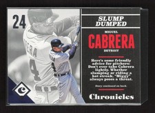 2017 Panini Chronicles #78 Miguel Cabrera Detroit Tigers Near Mint or Better