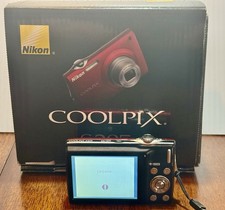 Nikon COOLPIX S205 Digital Camera For Parts Or Repair Only Lens Error See Video