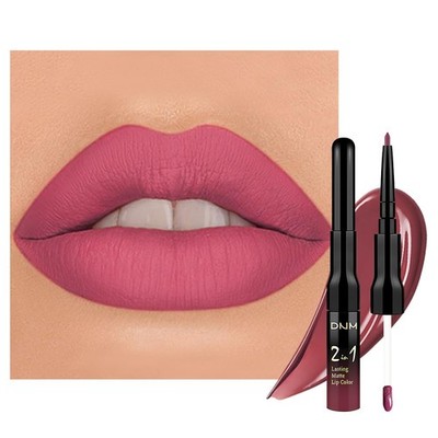 evpct 1Pcs Hot Mauve Matte Lip Liner  Liquid Lipstick Stain Makeup Set for Wo...