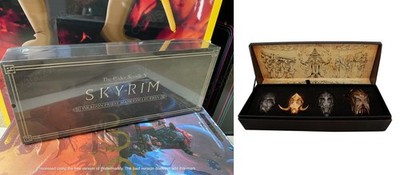 The Elder Scrolls V Skyrim Dragon Priest Masks Set Nahkriin Konahrik #121 *DENT*