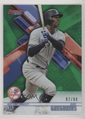 2018 Bowman's Best Green Refractor 97/99 Didi Gregorius #32 9t3