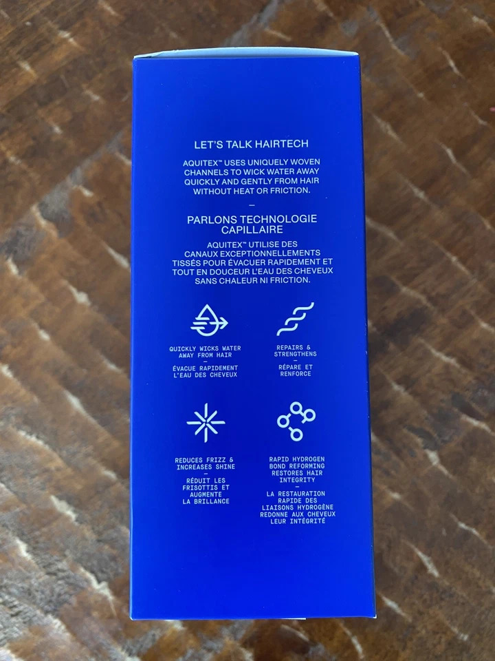 Nuevo Aquis Hair Drying Lisse Negro Toalla Microfibra Ultra Absorbente Foto 2 de 4