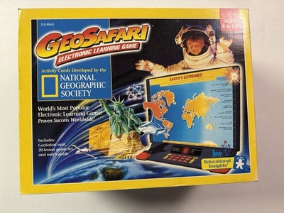 GeoSafari EI-8865 Electronic Education Learning Game System Homeschool