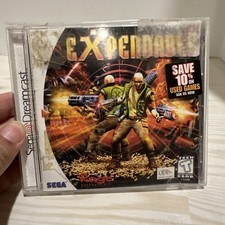 Expendable (Sega Dreamcast, 1999) DC CIB Complete w/ Manual Tested & Working