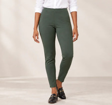 Banana Republic High Rise Skinny Pants Womens M Olive Green Stretch Pull On