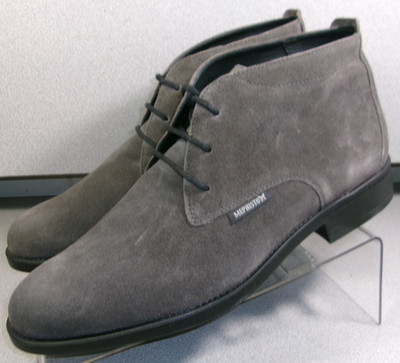 CLAUDIO MMMSBT90 MEN SHOE SIZE 8 M (EURO 7.5) GRAY SUEDE CHUKKA BY MEPHISTO