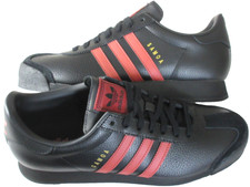 Adidas Originals Men's Samoa Sneakers Black Ruby Red Size 9.5 NIB JQ0046