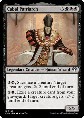 Cabal Patriarch (Commander Masters 140) - Uncommon Magic: The Gathering Karte