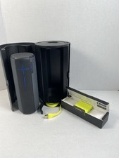 Logitech Ultimate Ears UE Megaboom Bluetooth Wireless Speaker with case and cabl