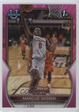 2022-23 Bowman U Chrome Pink Refractor Marcus Sasser #93 fm0