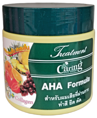 Caring Hair Expert AHA Treatment Nourishing Mask Damaged Hair Deep Repair 250 ml