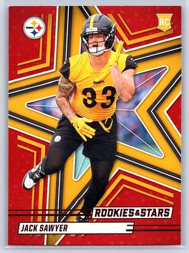 2025 Panini Rookies & Stars Football Red Jack Sawyer #130