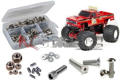 RCScrewZ Stainless Steel Screw Kit tam016 Compatible with Tamiya ClodBuster