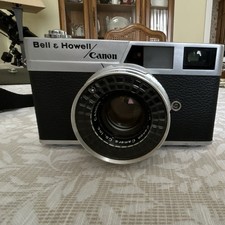 Bell Howell / Canon Canonet 19 35mm Rangefinder Film Camera Silver/Black