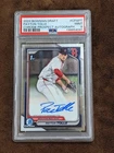 2024 BOWMAN CHROME 1ST PROSPECT PSA 9 AUTO PAYTON TOLLE RED SOX