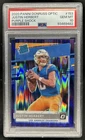 2020 Panini Donruss Optic Justin Herbert Purple Shock Prizm RC #153 PSA 10