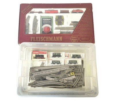 Fleischmann N Gauge 9391 Railway Train Locomotive Starter Set W/Extra Pieces