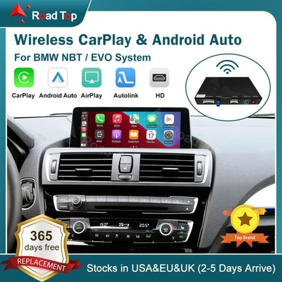 Wireless CarPlay Android Auto Airplay Für BMW 1 2 3 4 5 6 7er X2 X3 X5 6 NBT/EVO - Bild 1 von 4