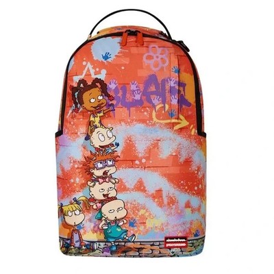 Sprayground Rugrats Paint Situation Dlxr Bag Unisex Graphic Print Backpack SPR11