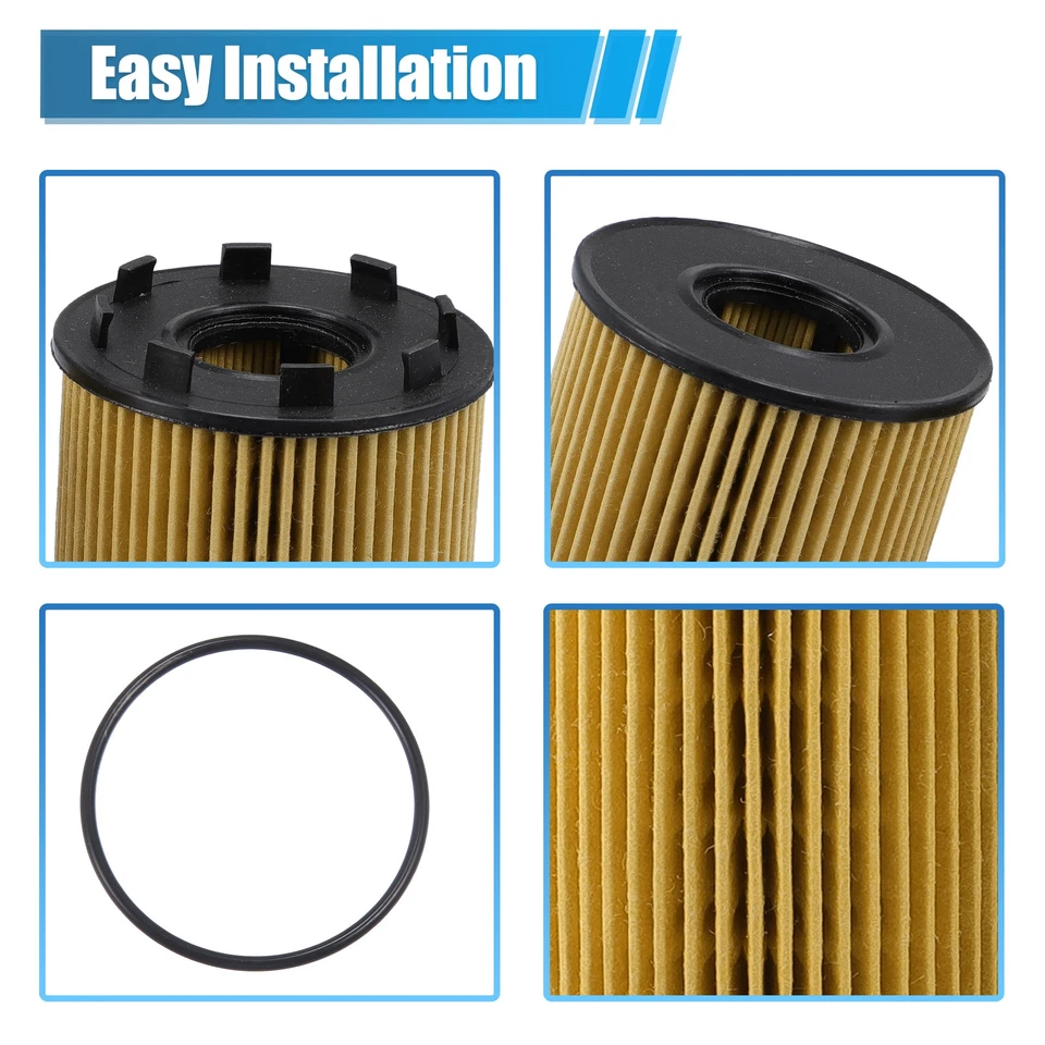 3pcs Car Engine Oil Filter with Seals No.68102241AA/73500049 for KIA II 1.3L - Image 4 of 4