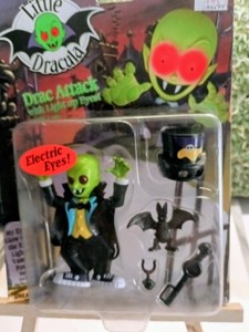 A boxed Little Dracula The Dracster vehicle from Dreamworks and Bandai