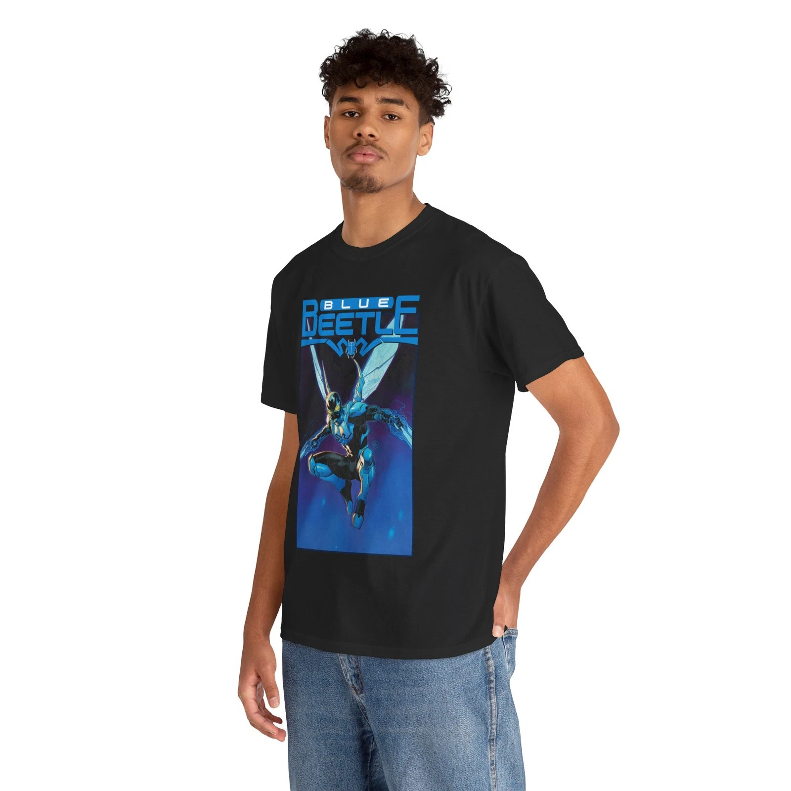 Blue Beetle T-Shirt - Dan Mora Art - Jaime Reyes - DC Comics