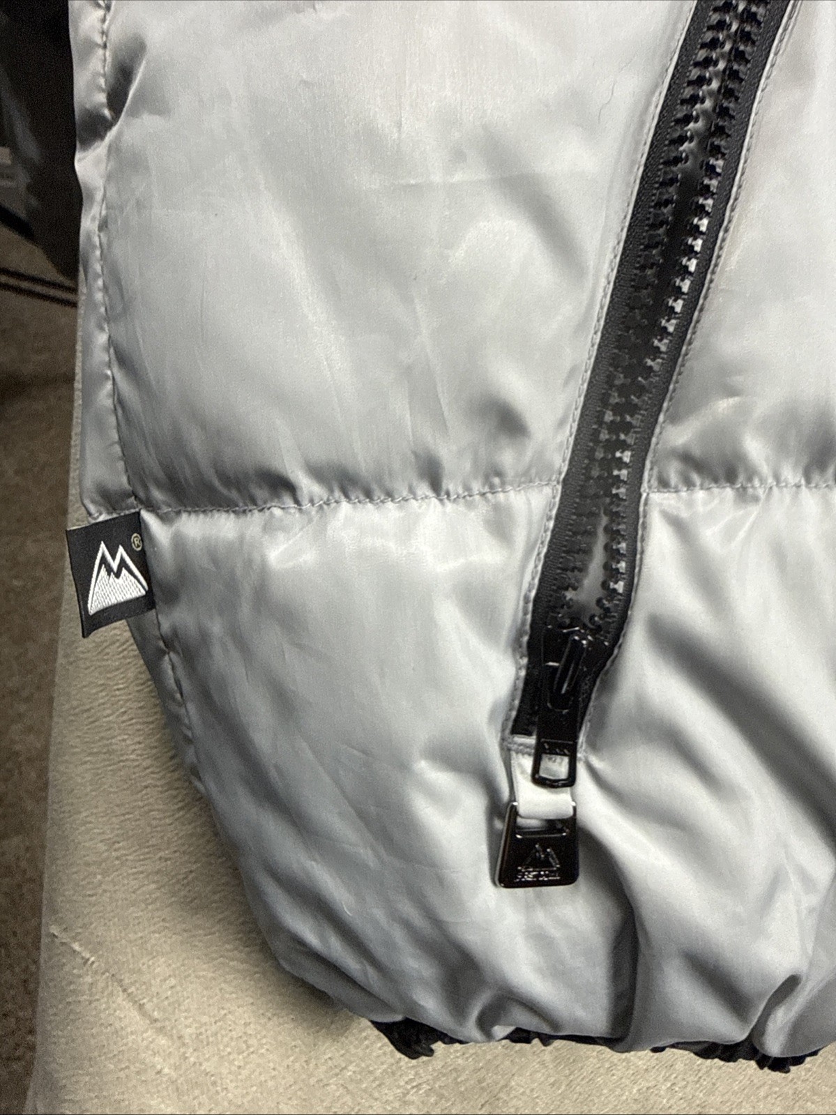 First Down Sub Zero Down Puffer Small Jacket Blac… - image 13