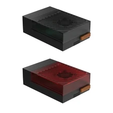 Industrial Case for RPi 5 Larger Internal Space Supports Installing Cooling Fan